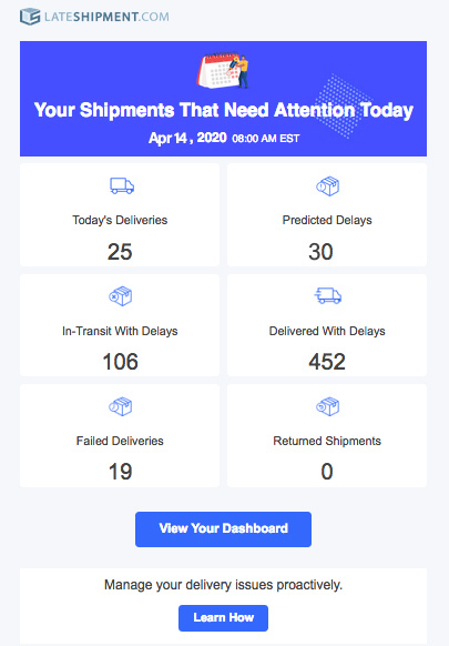 Daily-Shipment-Update