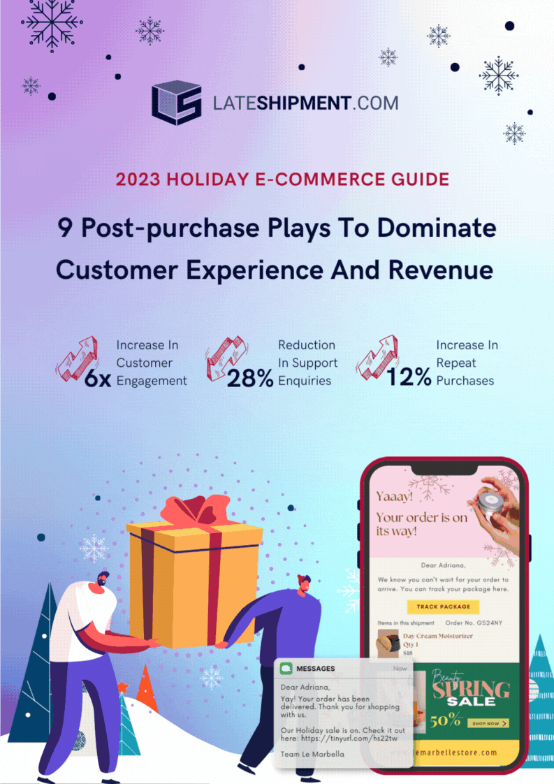 LateShipment.com 2023 Holiday E Commerce Guide 9 Post Purchase Plays To Dominate Retention And Revenue During The Holiday Season 210 × 297mm 1