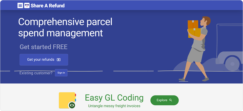 Share-A-Refund platform screenshot