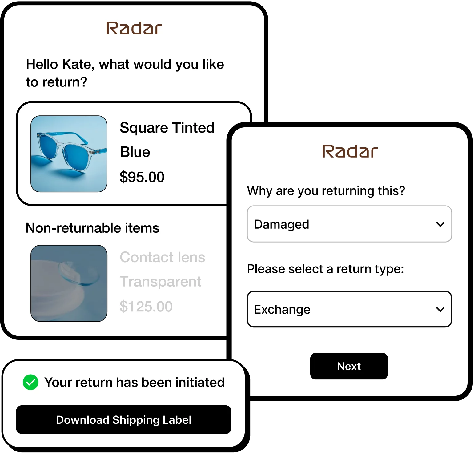 Automated Return Experience Automated Return Experience
