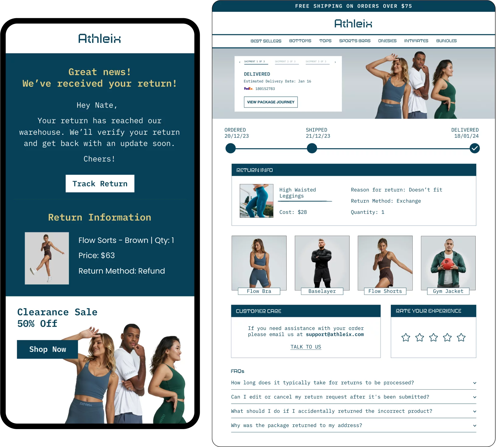 Return Tracking Return Tracking